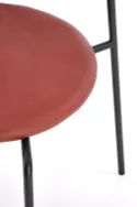 Кухонний стілець HALMAR K524 бордовий фото thumb №11