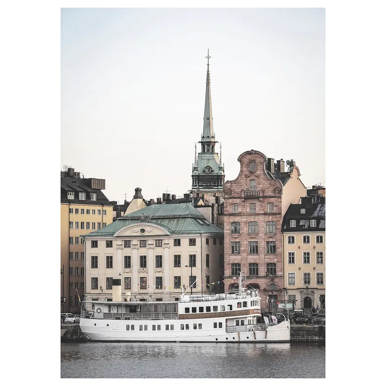 IKEA BILD БІЛЬД, постер, пором, Стокгольм, 50x70 см 505.532.44 фото №1