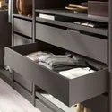 IKEA KOMPLEMENT КОМПЛЕМЕНТ, шухляда, темно-сірий, 100x58 см 905.091.93 фото thumb №2