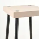 IKEA FRIDNÄS ФРІДНЕС, модульний стіл з табуретами, 4предм, чорний/під березу 705.042.76 фото thumb №9