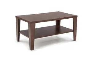 Журнальний стіл HALMAR MANTA, 110x65 см, темний горіх фото