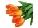 BRW букет тюльпанів 33 см 9 шт пінопластовий помаранчевий 090942 фото thumb №2