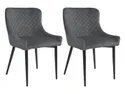 BRW Комплект из 2 стульев Fabio серый, серый/черный SJ180_40_2SZT-SZARY фото thumb №1