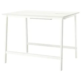 IKEA MITTZON МІТТЗОН, стіл для конференцій, білий, 140x108x105 см 395.334.41 фото