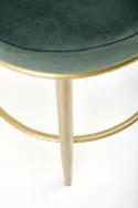Барний стілець Хокер HALMAR H115 темно-зелений, золотий фото thumb №10
