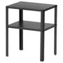 IKEA KNARREVIK КНАРРЕВІК, приліжковий столик, чорний, 37x28 см 303.811.83 фото