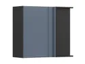 BRW Верди кухонный угловой верхний шкаф правый мистик матовый строит угловой 80х72см, черный/матовый FL_GNW_80/72/35_P/B-CA/MIM фото thumb №2