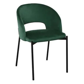 Кухонний стілець HALMAR K455 темно-зелений фото