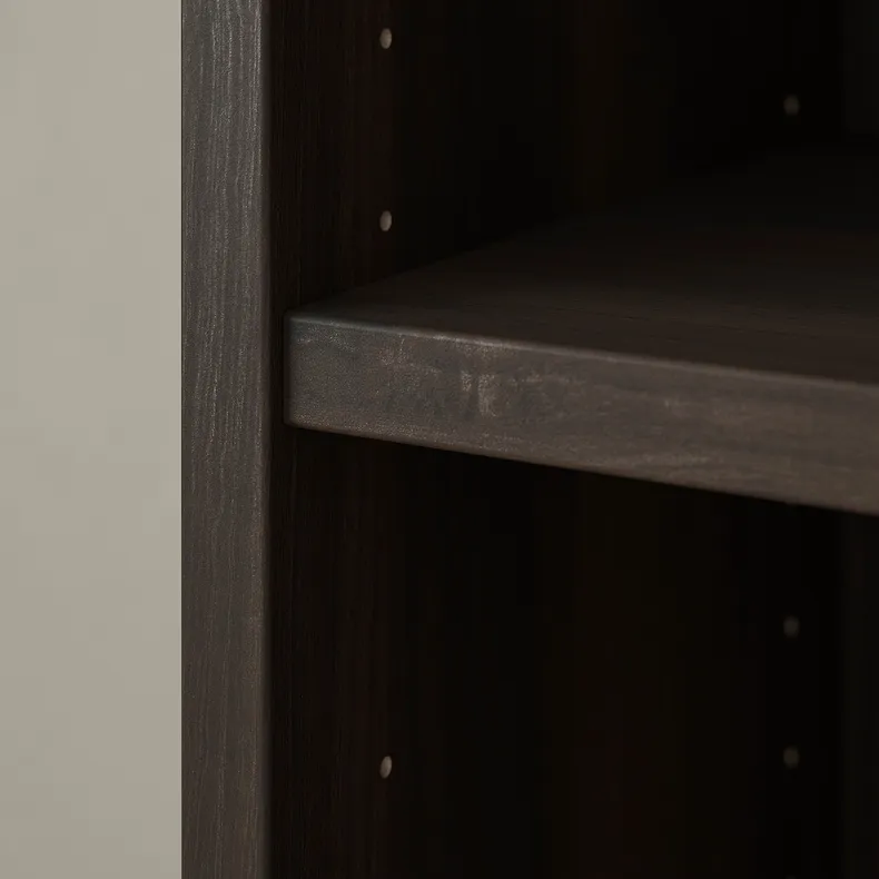 IKEA BILLY БІЛЛІ, комбінація з книжковою шафою, темно-коричневий під дуб, 240x28x106 см 795.818.21 фото №2