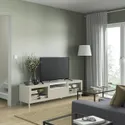 IKEA BESTÅ БЕСТО, тумба под ТВ, белый Sindvik / Lappviken / Mejarp светло-серый / бежевый, 180x42x48 см 594.359.15 фото thumb №3