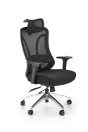 Кресло компьютерное офисное вращающееся HALMAR GILBERTO, черный фото thumb №3