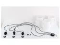 BRW Calisto White 3-точковий підвісний світильник 210 см тканинний білий 094982 фото thumb №5