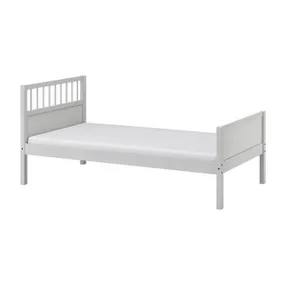IKEA SMYGA СМЮГА, каркас ліжка, світло-сірий, 90x200 см 604.807.80 фото