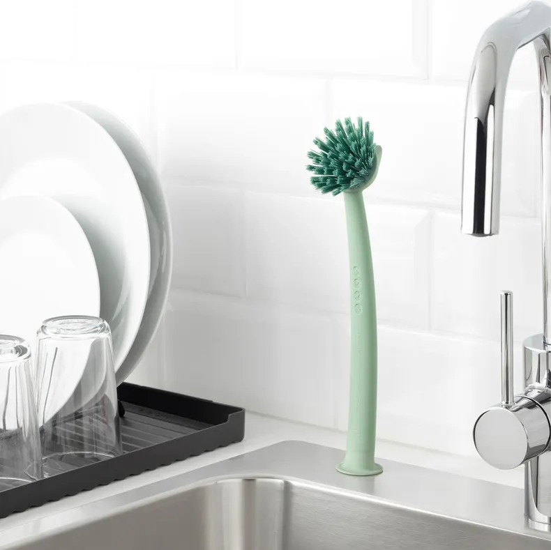 IKEA RINNIG РІННІГ, щітка для миття посуду, зелений 904.078.11 фото №4