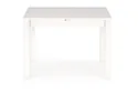 Обідній стіл розкладний HALMAR GINO 100-135x60 см, стільниця - біла, ніжки - білі фото thumb №4