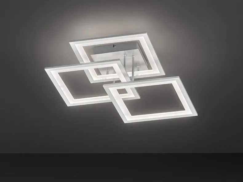 BRW Светодиодный трехточечный потолочный светильник Modesto LED серебристый 076418 фото №2
