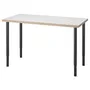 IKEA LAGKAPTEN ЛАГКАПТЕН / OLOV ОЛОВ, письмовий стіл, білий антрацит / чорний, 120x60 см 895.084.20 фото
