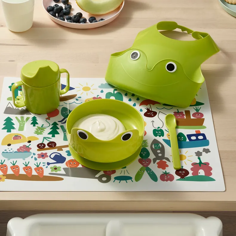 IKEA MATA МАТА, набор посуды, 4 предм, зеленый 400.848.61 фото №2