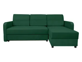 BRW Двухсторонний раскладной угловой диван Ritmo с велюровым зеленым ящиком для хранения, Манила 35 Грин/Онтарио 35 NA-RITMO-LX_2DL.URC-G2_BB880F фото
