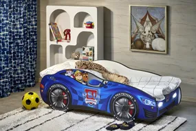 Дитяче ліжко HALMAR PUPPY 70х140 см зі світлодіодним підсвічуванням, різнокольорове фото
