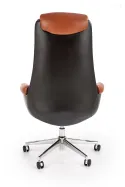 Крісло комп'ютерне, офісне обертове HALMAR CALVANO : темно-коричневий / світло-коричневий фото thumb №3