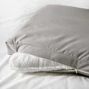 IKEA SAGESUND САГЕСУНД, каркас ліжка з оббивкою, Дісерёд коричневий / Лейрсунд, 140x200 см 594.965.17 фото thumb №6