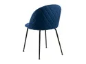 BRW Кресло с бархатной обивкой Luis темно-синего цвета DUBLIN_DARK_BLUE_49 фото thumb №5