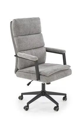 Крісло офісне обертове HALMAR ADRIANO, сірий фото