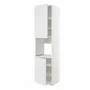 IKEA METOD МЕТОД, висока шафа для дух, 2 дверцят / пол, білий / стенсундський білий, 60x60x240 см 194.595.07 фото