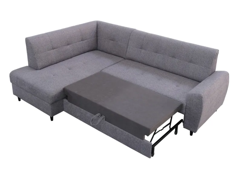BRW Правосторонний угловой диван-кровать Nola с ящиком для хранения серый, Пузырь 06 NA-NOLA-UPP_2FL-G2_BD6133 фото №3