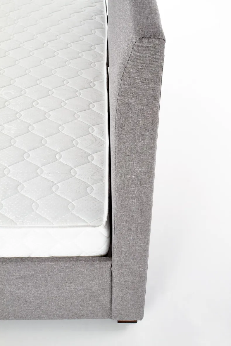 Двоспальне ліжко HALMAR З ящиками Modena 160x200 см сірого кольору фото №3