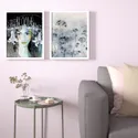 IKEA BILD БИЛЬД, постер, Полуночный цветок, 40x50 см 404.421.38 фото thumb №3