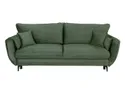 BRW Трехместный диван-кровать Sarius с велюровым ящиком зеленого цвета SO3-SARIUS-LX-3DL-GA_BBF2D2 фото thumb №1