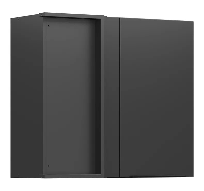 BRW Sole L6 левый угловой кухонный шкаф черный матовый 80x72 см, черный/черный матовый FM_GNW_80/72/35_L/B-CA/CAM фото №2