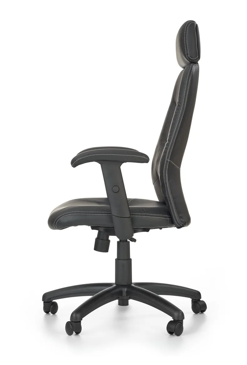 Кресло компьютерное офисное вращающееся HALMAR STILO черный фото №2