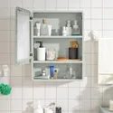 IKEA IVÖSJÖN ІВЕШЕН, шафа дзеркальна з 1 дверцятами, зелений, 44x15x59 см 105.690.96 фото thumb №4