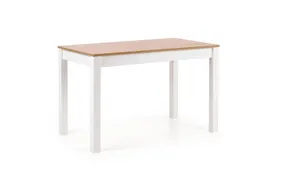 Стол кухонный HALMAR KSAWERY 120x68 см, дуб сонома/белый фото