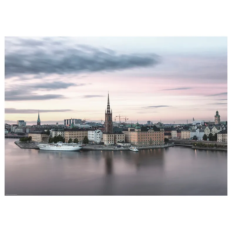 IKEA BILD БІЛЬД, постер, панорама, Стокгольм, 70x50 см 805.532.52 фото №1