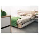 IKEA MANDAL МАНДАЛ, каркас ліжка з узголів’ям, береза / біла, 140x202 см 090.949.47 фото thumb №7