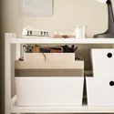 IKEA KUGGIS КУГГІС, органайзери д/письм стола 2пр, сіро-бежевий/темно-сіро-бежевий, 26x35x16 см 605.691.88 фото thumb №7