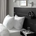 IKEA NORDLI НОРДЛИ, кровать с отд д / хранения и матрасом, с жестким изголовьем из антрацита / акрехамна, 90x200 см 295.368.69 фото thumb №6