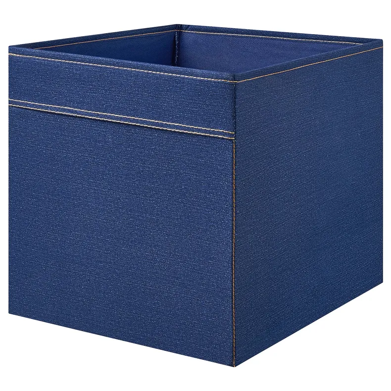 IKEA DRÖNA ДРЁНА, коробка, тёмно-синий, 33x38x33 см 605.732.32 фото №1