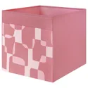 IKEA DRÖNA ДРЁНА, коробка, розовый / белый, 33x38x33 см 205.666.48 фото thumb №1