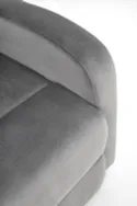Стул HALMAR WONDER раскладной, серый фото thumb №12