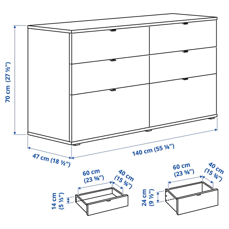 IKEA VIHALS ВИХАЛС, гардероб, комбинация, белый, 245x57x200 см 494.421.86 фото №4