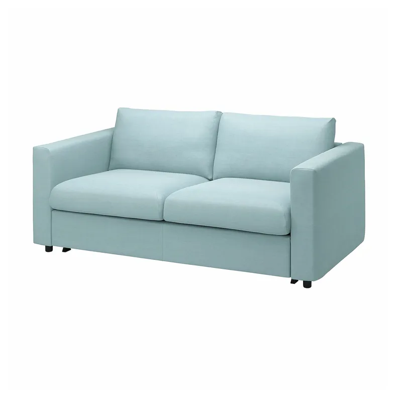 IKEA VIMLE ВІМЛЕ, чохол для 2-місного дивана-ліжка, САКСЕМАРА світло-синій 793.994.50 фото №2