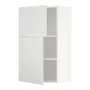 IKEA METOD МЕТОД, навісна шафа з полицями / 2 дверцят, білий / стенсундський білий, 60x100 см 894.577.41 фото