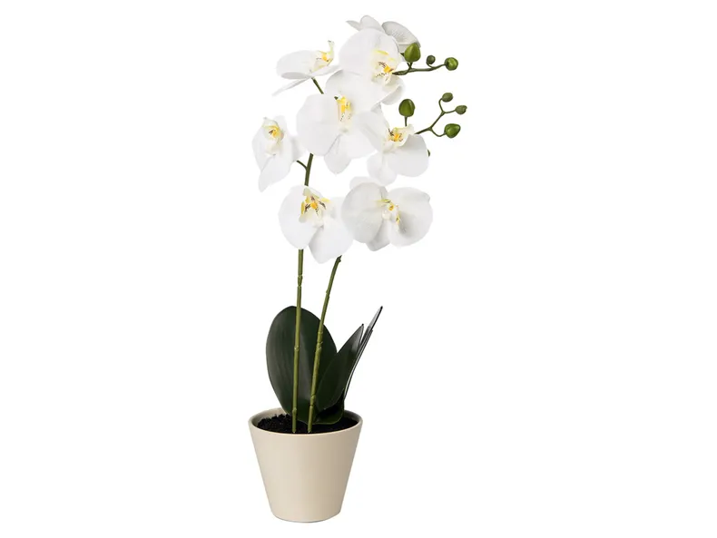 BRW искусственная орхидея в горшке 074389 фото №1