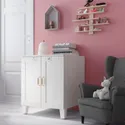 IKEA SMÅSTAD СМОСТАД / PLATSA ПЛАТСА, шкаф, Белая рама с 1 полкой, 60x57x63 см 993.898.03 фото thumb №4