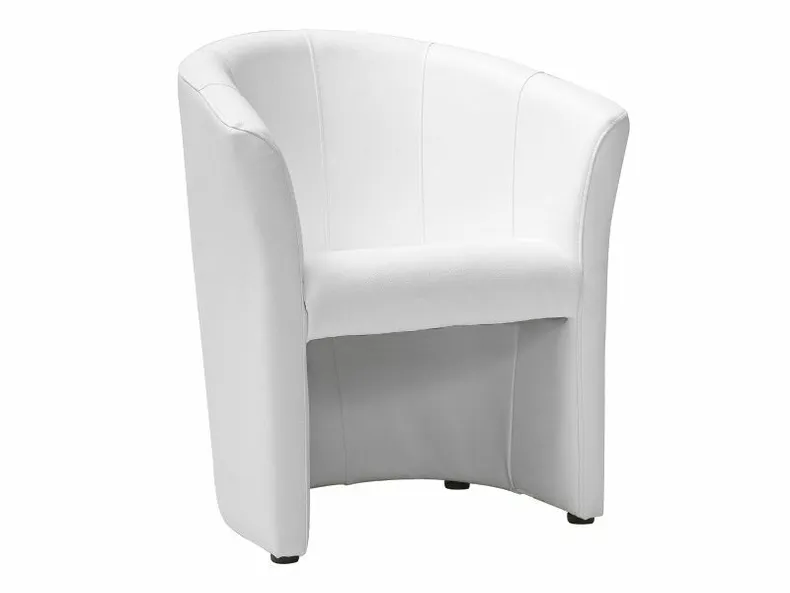 Крісло м'яке SIGNAL TM-1, екошкіра:  білий фото №1